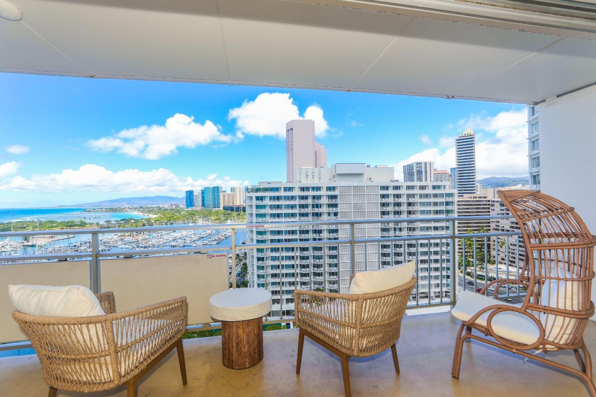 Ferienwohnung Ilikai Tower 1533 Yacht Harbor View 1BR Honolulu Exterior foto
