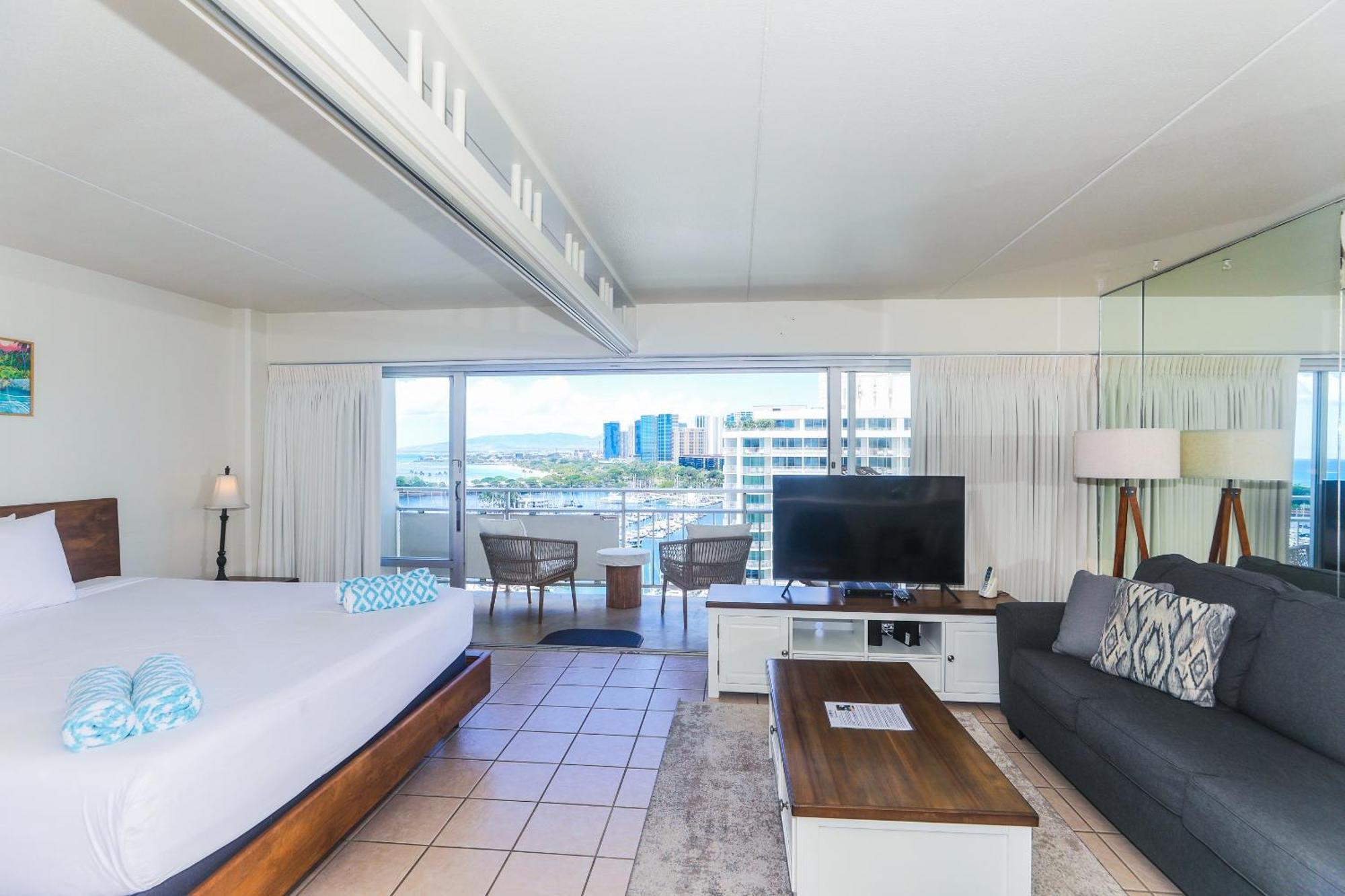 Ferienwohnung Ilikai Tower 1533 Yacht Harbor View 1BR Honolulu Exterior foto